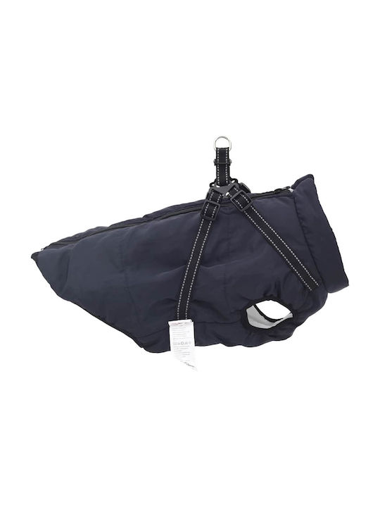vidaXL Blue Fleece / Waterproof Dog Coat XXXXLarge