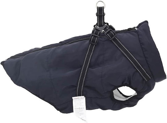 vidaXL Blue Fleece / Waterproof Dog Coat XXXXLarge