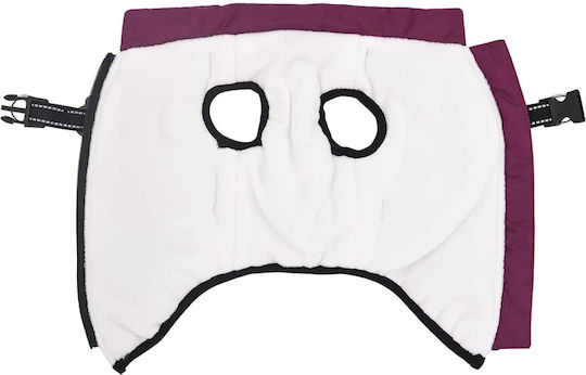 vidaXL Haine pentru câini Fleece / Impermeabil Violet Mediu