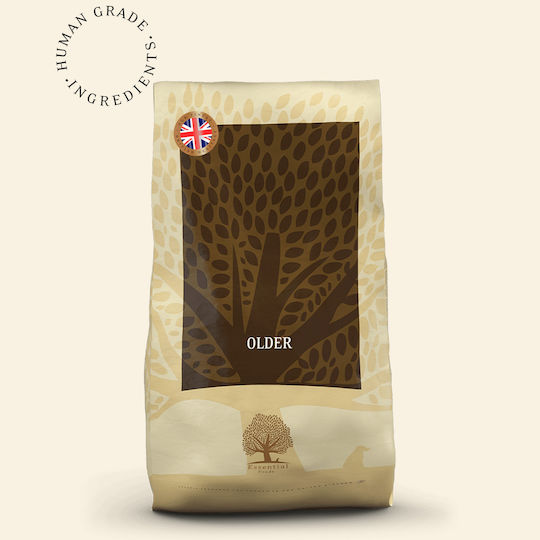 Essential Foods Older 10kg Dry Food Grain-Free for Senior Small Breed Dogs with Chicken and Duck