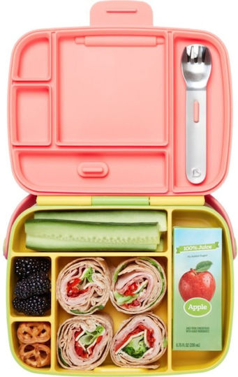 Munchkin Bento Box Plastic Kids Dinner Set Multicolour