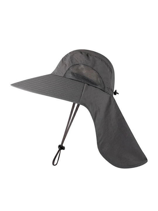 Brims and Trims Υφασμάτινo Καπέλο Γκρι
