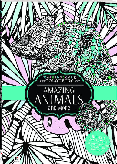 Kaleidoscope Colouring Book 72pp Amazing Animals More