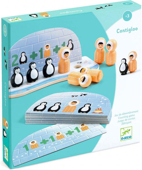 Djeco Αριθμητική σε 'Ιγκλού' Educational Game Knowledge made of Wood for 3+ years Years Old