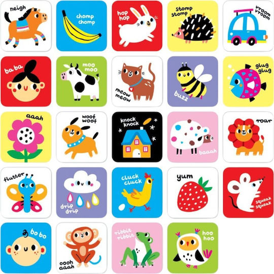 Banana Panda Κάρτες Υψηλής Αντίθεσης Educational Game Knowledge for 6+ years old Years Old