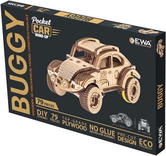 Ewa Wooden Construction Toy for Children 6+ years old+ Years