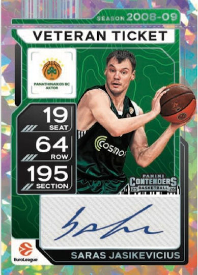 Panini Euroleague 2025-26 Booster Box Contenders Hobby