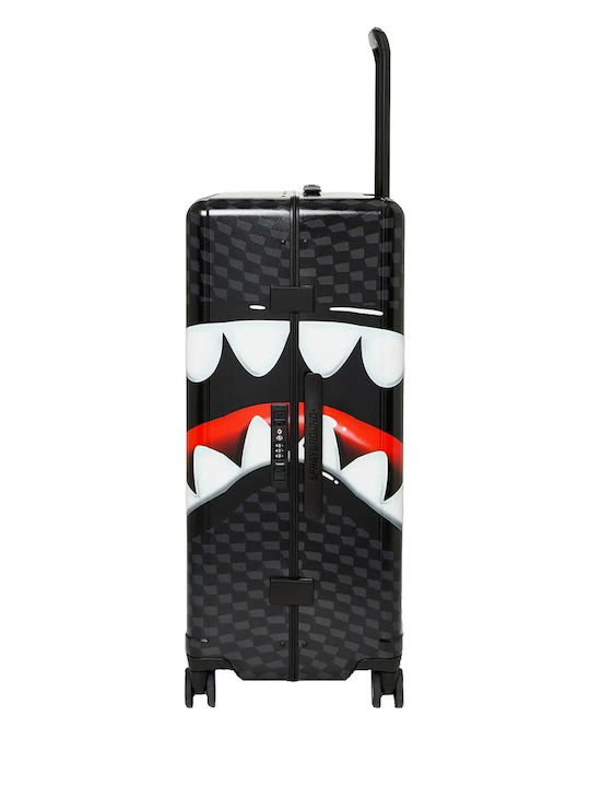 Sprayground Shark In Paris Kabinenkoffer Schwarz mit 4 Räder Höhe 54,6cm