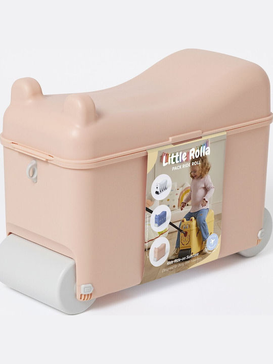 Little Rolla Kinder Koffer Kabine Dusty Rosa Mit 4 Räder