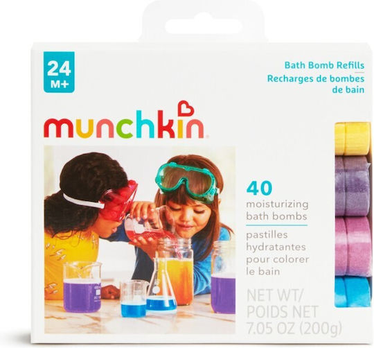 Munchkin Colour Buddies Moisturising Refill Tablets Bath Toy for 24++ Months