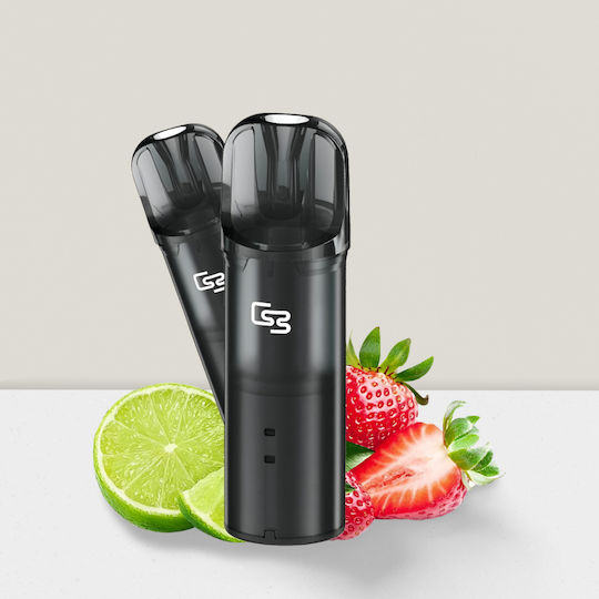 Geek Bar Elite Предварително Напълнени Резервни Pod Касети 2 Броя Ягода Лайм 2ml с Импенданс 0.8ohm