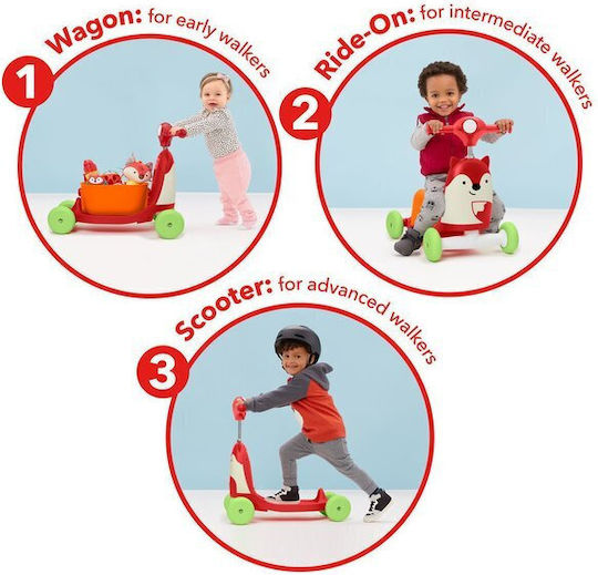 Skip Hop Animal Ride On for 12+ Months Red