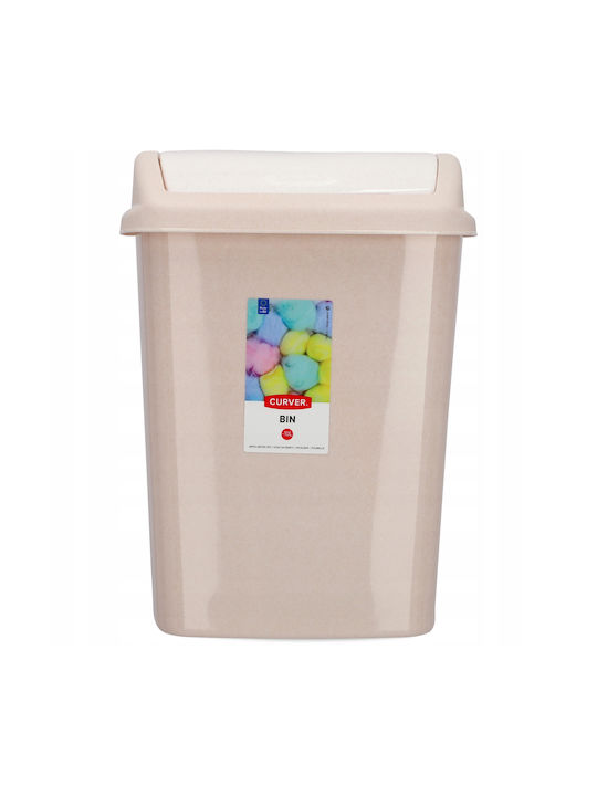Curver Πλαστικό Καλάθι 10lt Μπεζ 25x36x20cm
