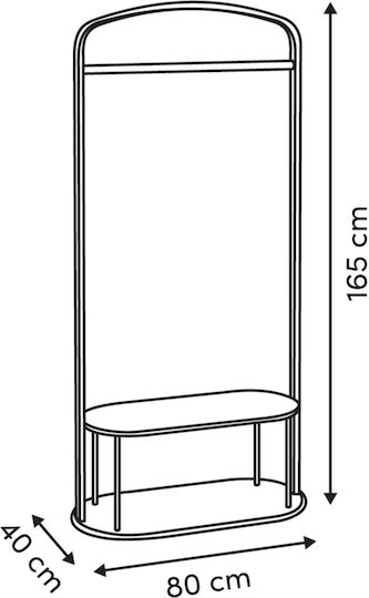 5Five Flurmöbel & Aufbewahrung 40x80x165cm