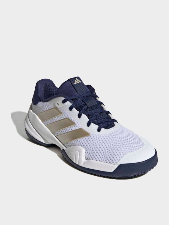 Barricade Kids Sports Tennis Shoes with Laces White