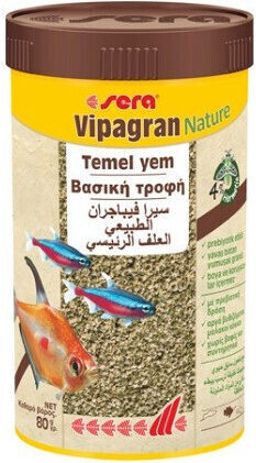 Sera Vipagran Nature Tropical Fish Food Granules with Spirulina 250ml