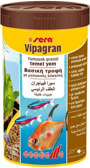 Sera Vipagran Nature Tropical Fish Food Granules with Spirulina 250ml