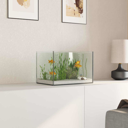 vidaXL Fisch-Aquarium mit 30x20x20cm Weiß