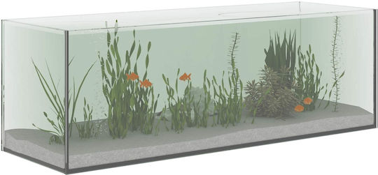 vidaXL Fisch-Aquarium mit 60x20x20cm Weiß