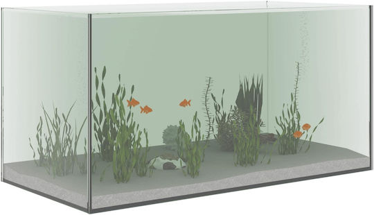 vidaXL Fisch-Aquarium mit 60x30x30cm Weiß