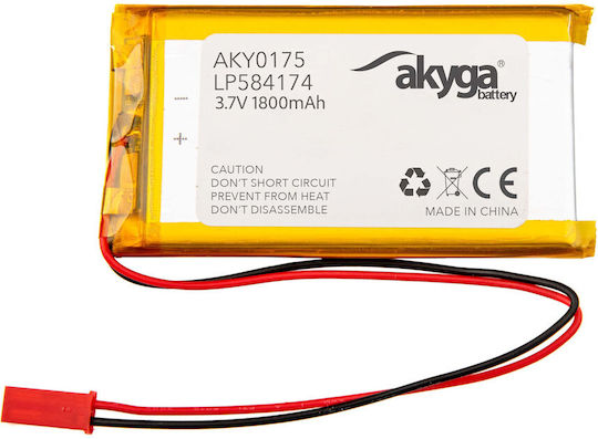 Akyga Μπαταρία Li-Po 3.7V 1800mAh 1S για Τηλεκατευθυνόμενο