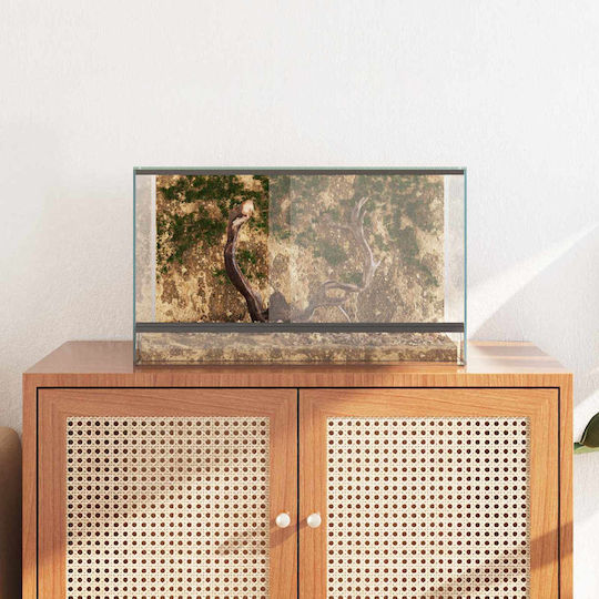 Vidaxl Habitats Reptiles Amphibians White 50 x 30 x 30 cm Glass