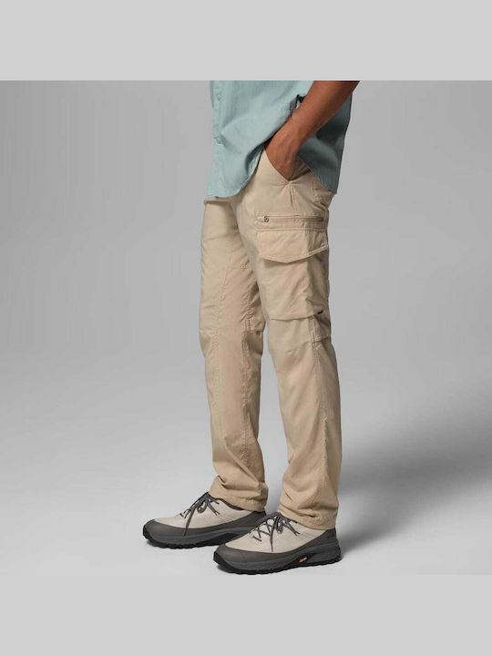 Columbia Cargo Pant Ανδρικό Μακρύ Παντελόνι Πεζοπορίας Μπεζ