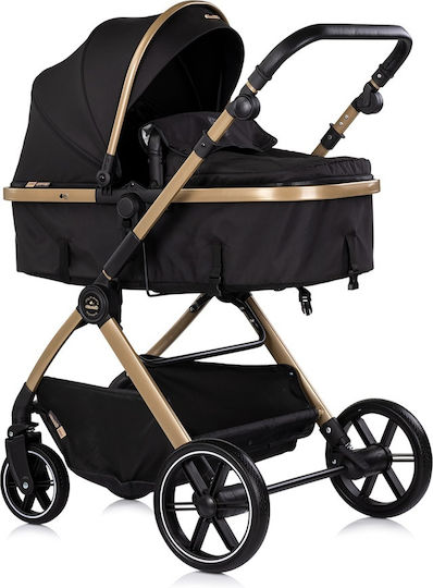 Chipolino Pearl Reversible 2 in 1 Baby Stroller Suitable for Newborn Noir