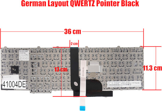 Deutsche Laptop-Tastatur Für Laptop German Laptop-Tastatur Lenovo Thinkpad P50 20en 20eq P51 20mm 20mn P70 20er 20es P71 20hk 20hl 00pa370 00xh726 00pa298 00pa296 Sn20m15446 De Pointer Schwarz Code 41004de