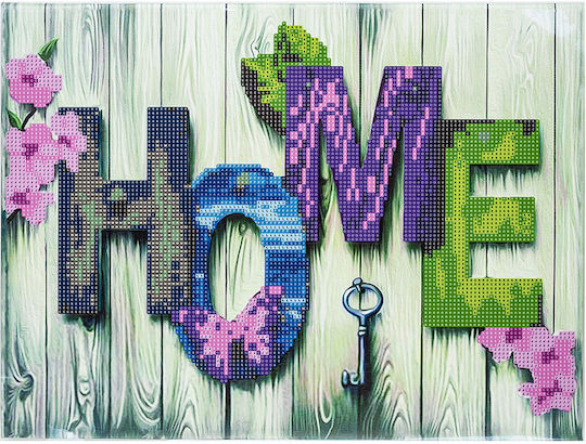 Centrum 5d Diamond Mosaic Kit 'home' 30x40cm 80895