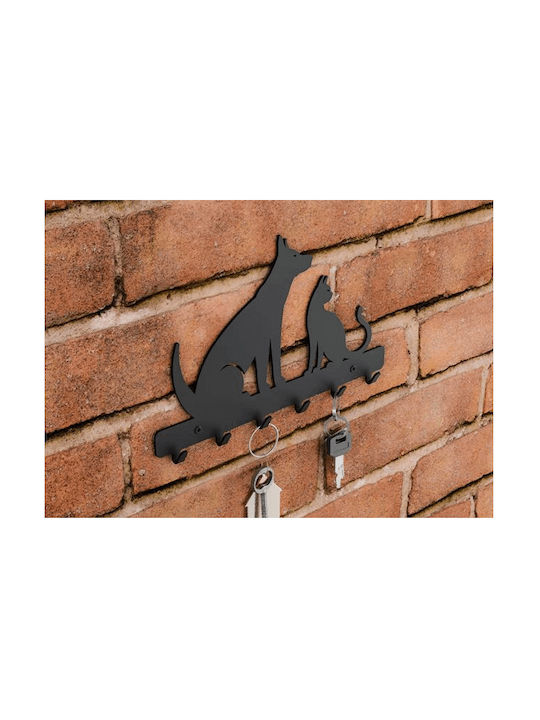 Türhaken Nr 425 Metallisch Schwarze 20,0 x 12,7cm