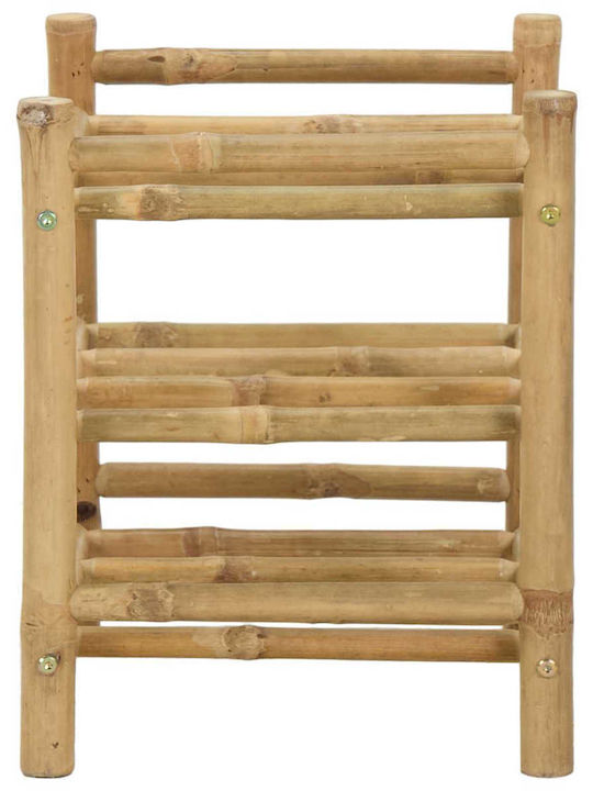vidaXL Επιδαπέδια Κάβα Ποτών Ξύλινη Μπεζ 32.5x29.5x36εκ.