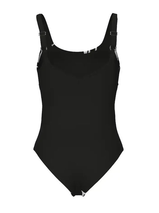 Αθλητικό Ολόσωμο Μαγιό Black, White, Multi