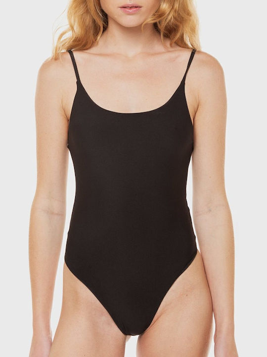 Simply Seamless Badeanzug Schwarz