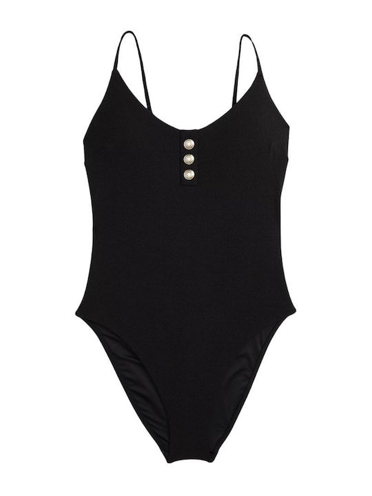One-Piece Swimsuit Black