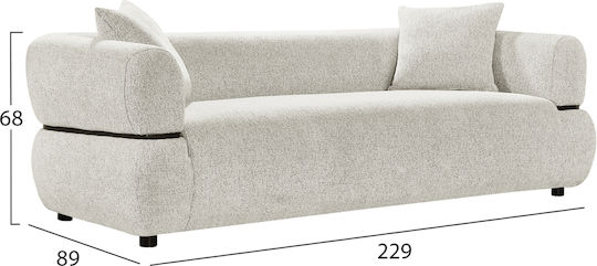 Arctis Τριθέσιος Υφασμάτινος 229x88x68εκ.