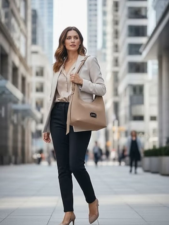 Women's Shoulder Bag Beige