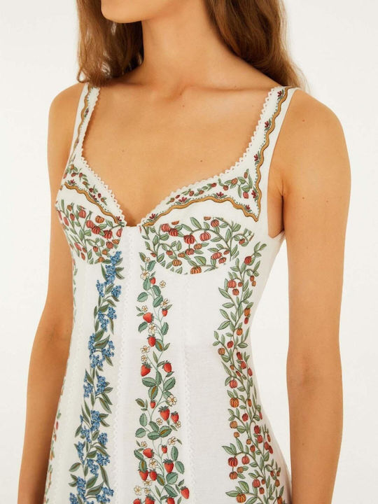 Summer Midi Dress Off-White