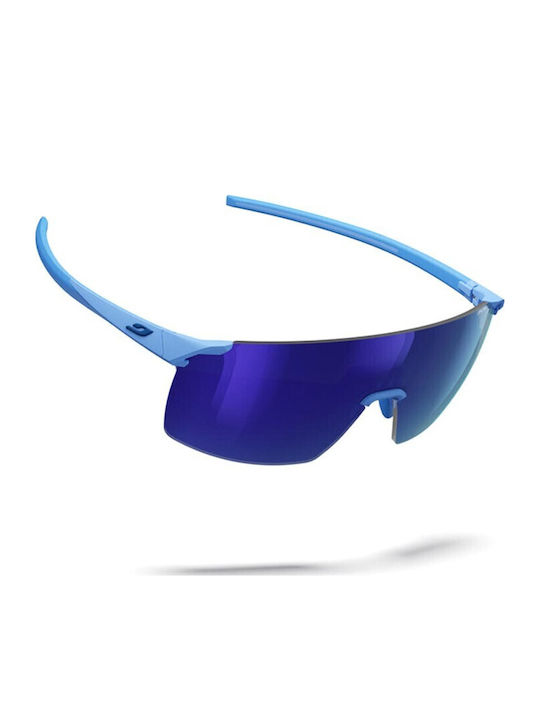 Julbo Unisex Sunglasses with Blue Frame and Blue Mirror Lens J5931126