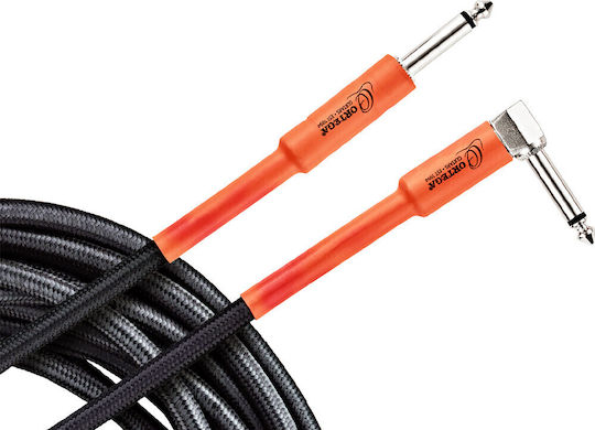 Ortega Cablu Instrument 4,5 M Jack 6,3 Mm Ecranare 95% Cupru