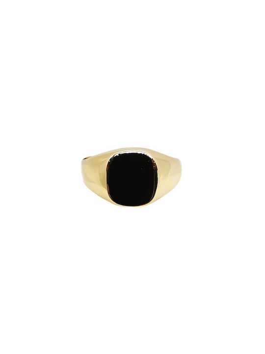 Kosmima1 Herrenring mit Steinen aus 14K Gold