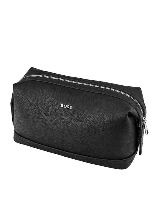 Hugo Boss Classic Grained Toiletry Bag Black