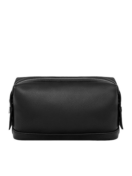 Hugo Boss Classic Grained Toiletry Bag Black