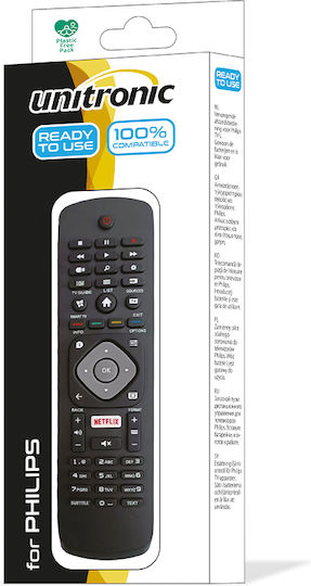 Unitronic Συμβατό Τηλεχειριστήριο Jl1719/comp-u για Τηλεοράσεις Philips 8023389779994