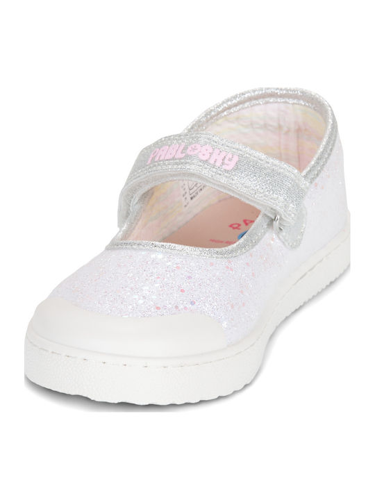 Kinder Pumps & Ballerinas mit Bügel- und Schleifenverschluss Silber