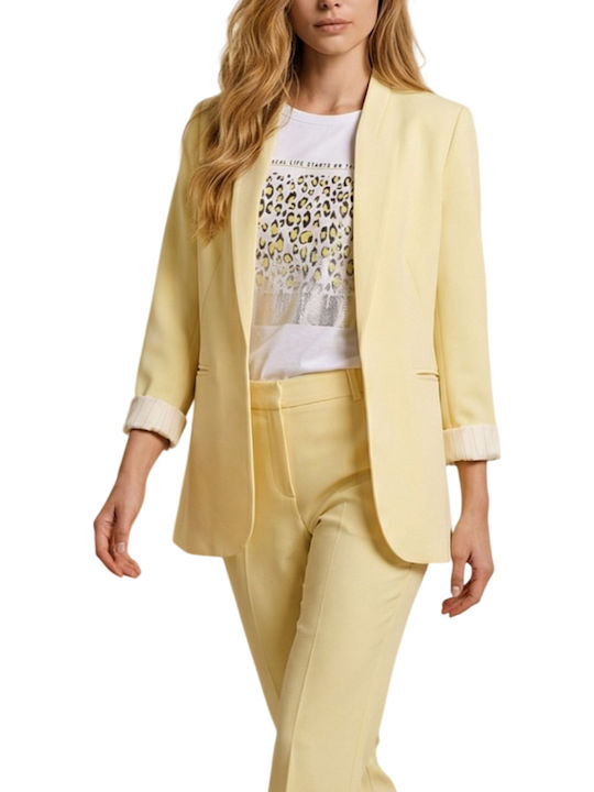 Derpouli Women's Blazer Banana