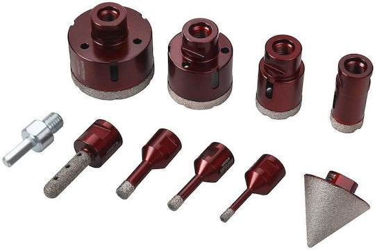 Kraft&dele Kd12642 Diamond Core Drill Bits Set 6 65 Mm 8 Pieces