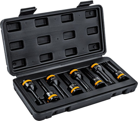 Set Prize Impact Powermat Pm-znu-518t Socluri Cu Canelură 1/2" 78 Mm 8 Bucăți