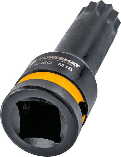 Powermat Pm-znu-1418t Set Prize Impact Spline 1/2" 78 Mm 45 Mm 6 Bucăți