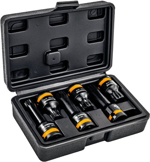 Powermat Pm-znu-1418t Set Prize Impact Spline 1/2" 78 Mm 45 Mm 6 Bucăți